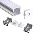 Nẹp Nhôm Lắp Nổi Dùng Cho Led Dây Trong Nhà NST-AB1714 Nanoco