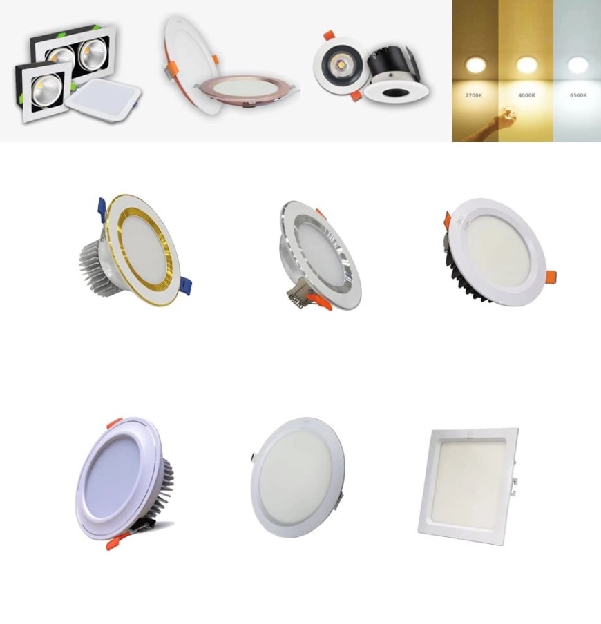 mua đèn led âm trần thạch cao tại Thủ Đức