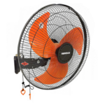 Quạt treo tường Nanoco NWF1822 – 3 cánh quạt (Đen cam)