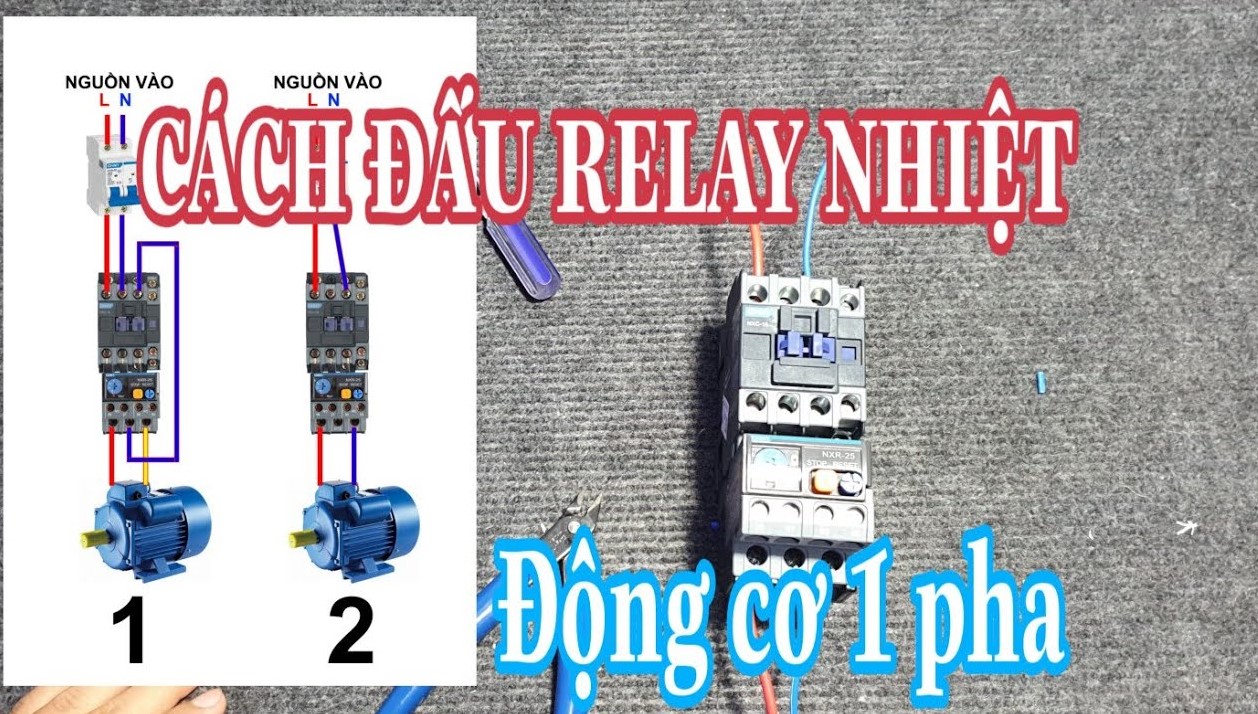 rơ le nhiệt 1 pha