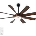 Quạt trần trang trí 8 cánh, có đèn LED, remote  NCFD6089L