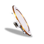 Đèn downlightLED φ110 9W 6500K viền vàng Nanoco NSD096G110