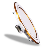 Đèn downlightLED φ135 12W 3000K viền vàng Nanoco NSD123G135