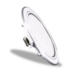 Đèn downlightLED φ110 9W 6500K viền bạc Nanoco NSD096S110
