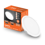 Đèn LED DL ECO Ø110 12W cảm biến, 6500k Nanoco NED126S