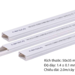 Nẹp vuông 20mm x 10mm x 2.0m Nanoco NNV2020