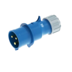 Phích cắm di động 3 cực 16A,IP44 có kẹp giữ dây MPE MPN2-013