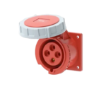 Ổ cắm công nghiệp gắn âm 3P+E 16A IP67 MPE MPN2-3142