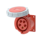 Ổ cắm công nghiệp gắn âm 3P+N+E 16A IP67 MPE MPN2-3152
