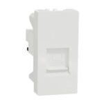 Ổ cắm mạng Cat6, size S Schneider M3TSRJ6M_WE