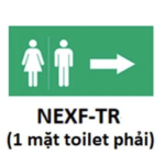 NEXF-TR – Hình chỉ hướng cho đèn Exit (toilet, phải) Nanoco NEXF-TR