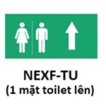 NEXF-TU – Hình chỉ hướng cho đèn Exit (toilet, lên) Nanoco NEXF-TU